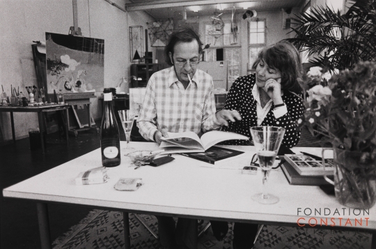 Constant and Fanny Kelk at Wittenburg, 1974-1 photo Victor Nieuwenhuijs
