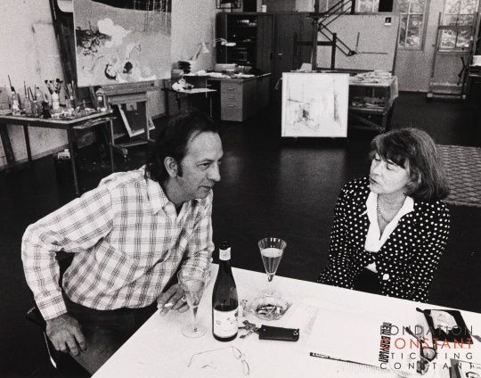 Constant and Fanny Kelk at Wittenburg, 1974-4 photo Victor Nieuwenhuijs