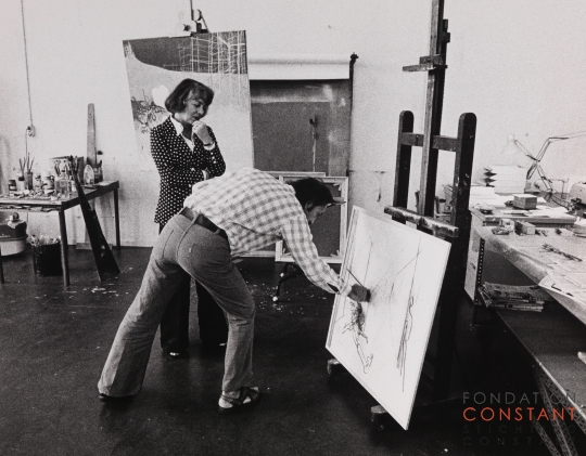 Constant and Fanny Kelk at Wittenburg, 1974-7 photo Victor Nieuwenhuijs