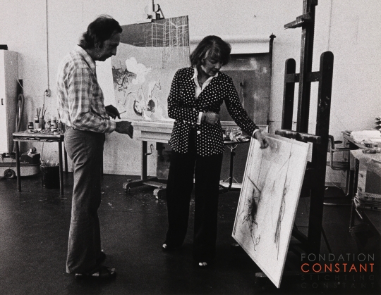 Constant and Fanny Kelk at Wittenburg, 1974-8 photo Victor Nieuwenhuijs