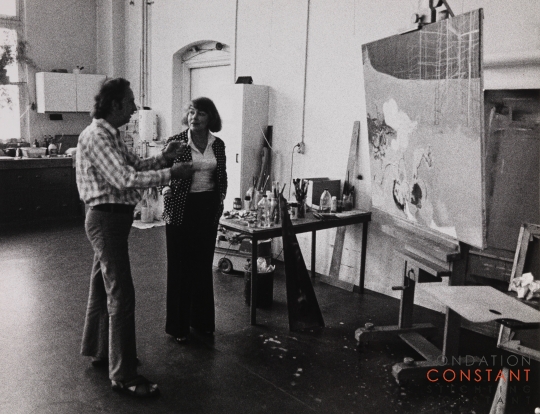 Constant and Fanny Kelk at Wittenburg, 1974-9 photo Victor Nieuwenhuijs