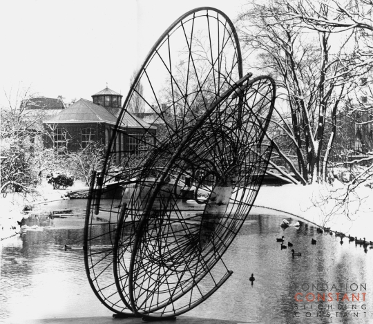 Nébulose Mécanique by Constant Nieuwenhuys at the Hortus Botanicus in Amsterdam, 1958