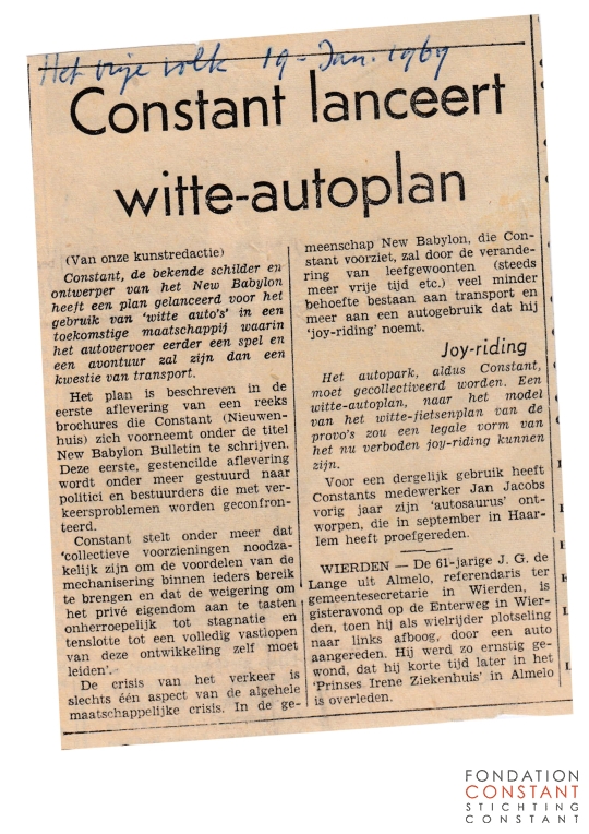 Constant lanceert witte-autoplan