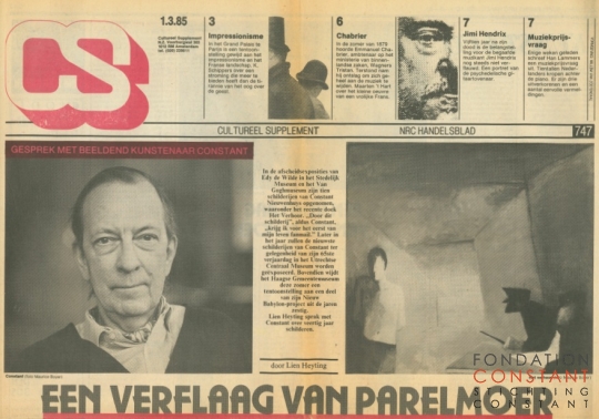 Een verflaag van Parelmoer