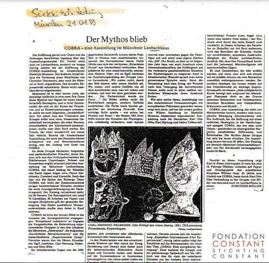 COBRA - Eine Austellung im Münchner Lenbachhaus
