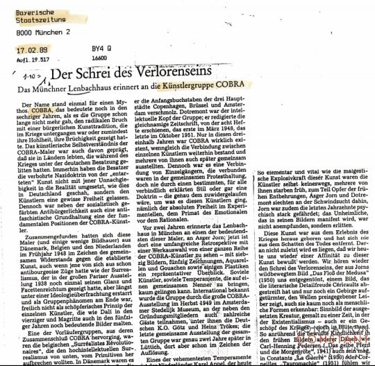  Der Schrei des Verlorenseins