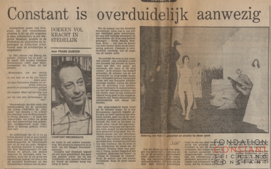 Constant is overduidelijk aanwezig 