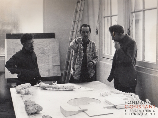 Haber, Constant and Volten at the macquette