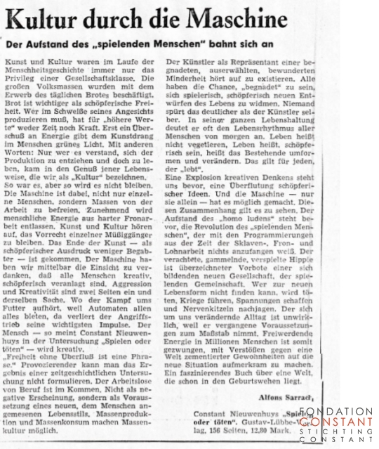 Kultur durch die Maschine