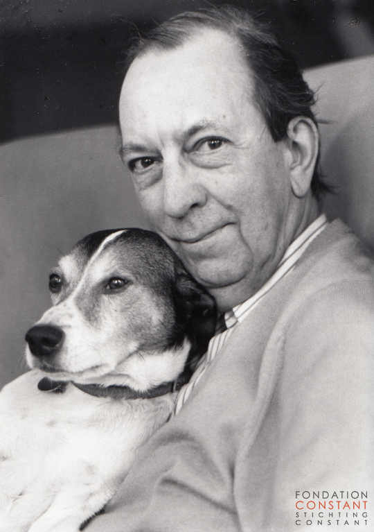 Constant and his dog, Waldo