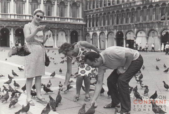 Nel Kerkhoven and Constant, San Marco square Venice