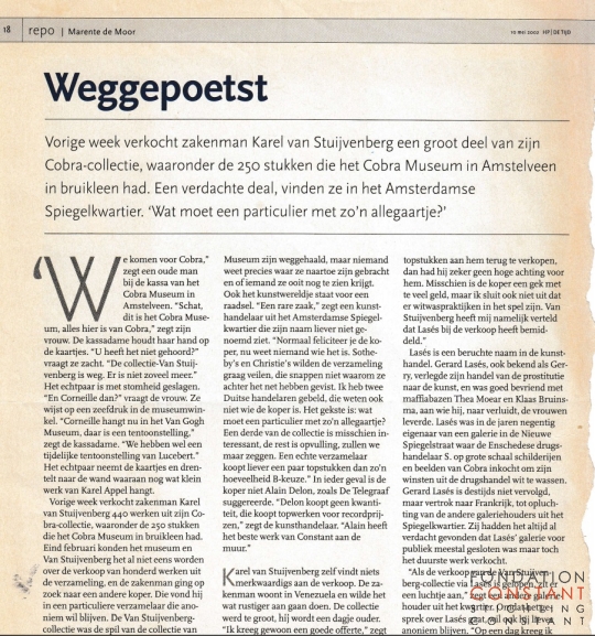 Weggepoetst, HP De Tijd