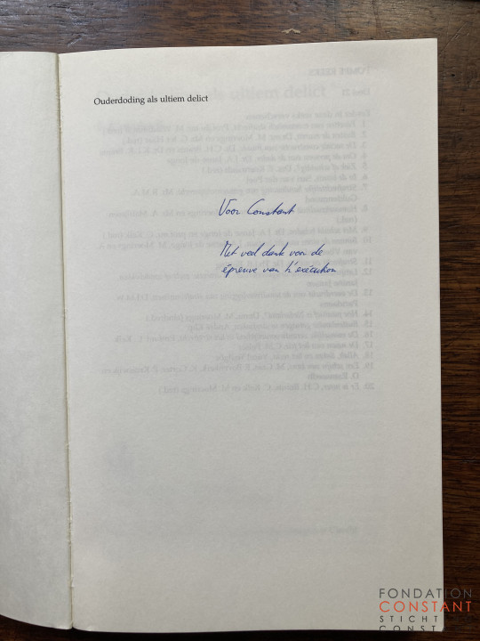 Ouderdoding als ultiem delict, 1996-titelpagina