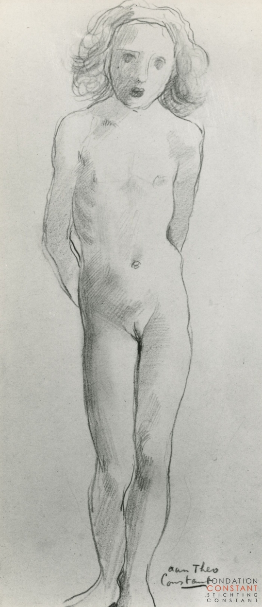 Constant Nieuwenhuys-Meisje, 1940