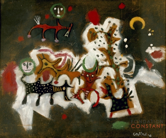 Constant Nieuwenhuys-Maanlandschap I, 1948