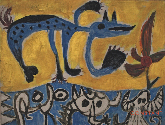 Constant Nieuwenhuys-Fantastische dieren, ca 1947