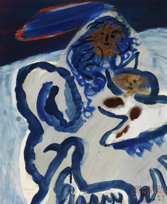 Constant Nieuwenhuys-Vrouw en kind II, 1952