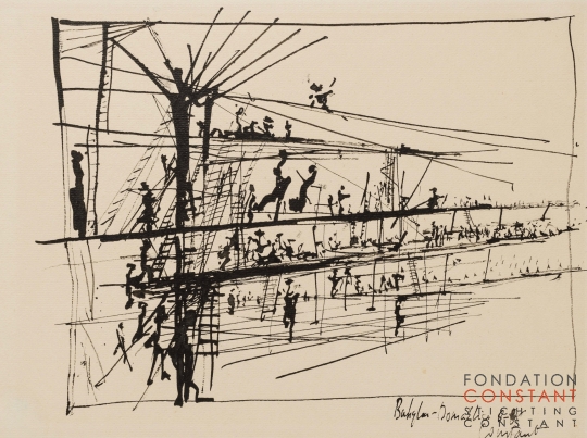Constant Nieuwenhuys-Babylon-Domazlice, 1965