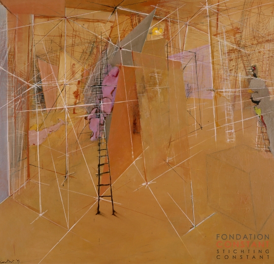 Constant Nieuwenhuys-Ladderlabyrinth, 1971