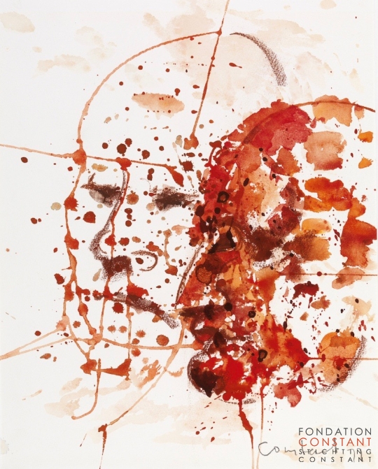 Constant Nieuwenhuys-Twee koppen I, 1977