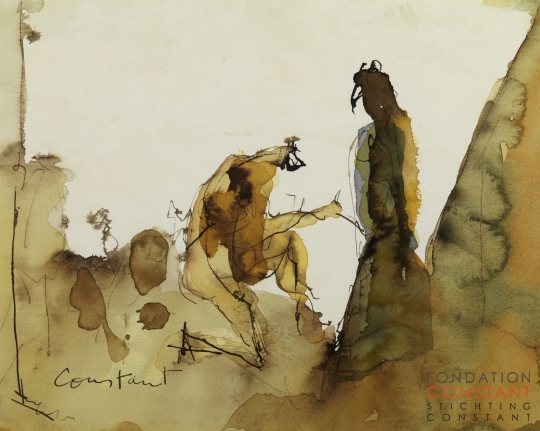 Constant Nieuwenhuys-Hommage aan Cavafy, ca 1979