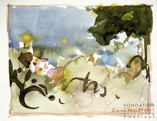 Constant Nieuwenhuys-ZT/Landschap, ca 1979