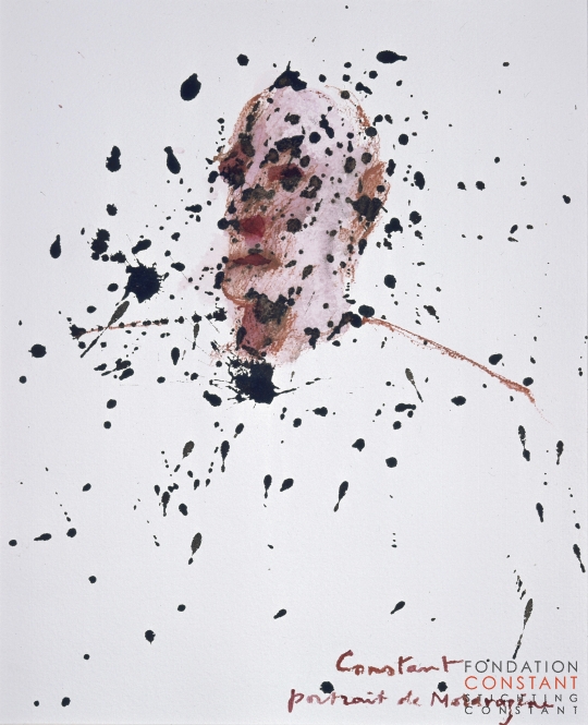 Constant Nieuwenhuys-Portrait de Moravigine, 1979