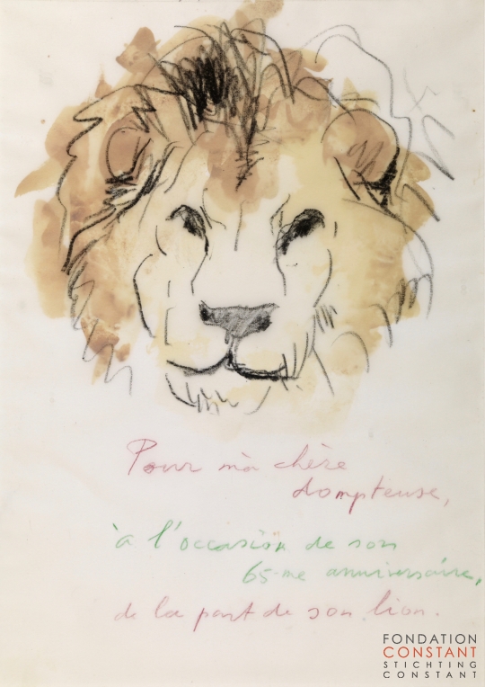Constant Nieuwenhuys-Leeuw pour ma chère dompteuse, 1986