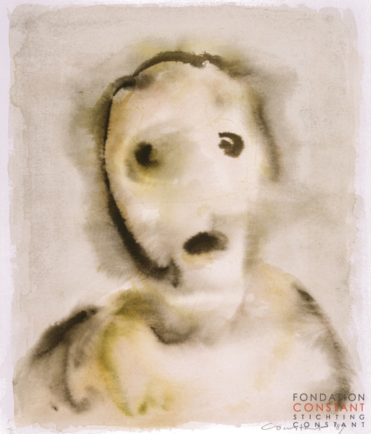 Constant Nieuwenhuys-ZT-Angstig kind, 1987