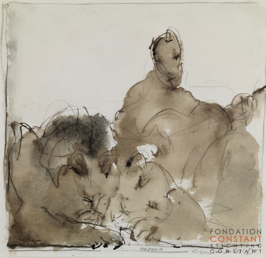 Constant Nieuwenhuys-Voorstudie Orpheus 1, 1988