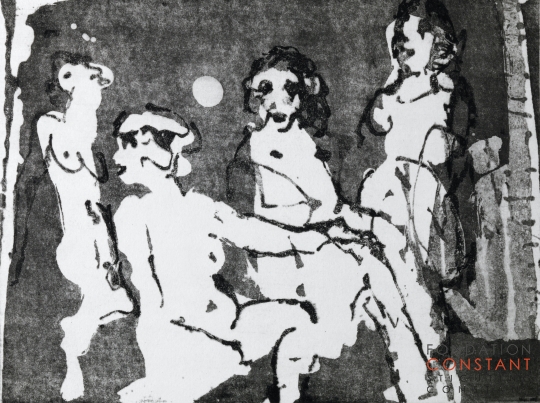 Constant Nieuwenhuys-Het bordeel [II], 1994