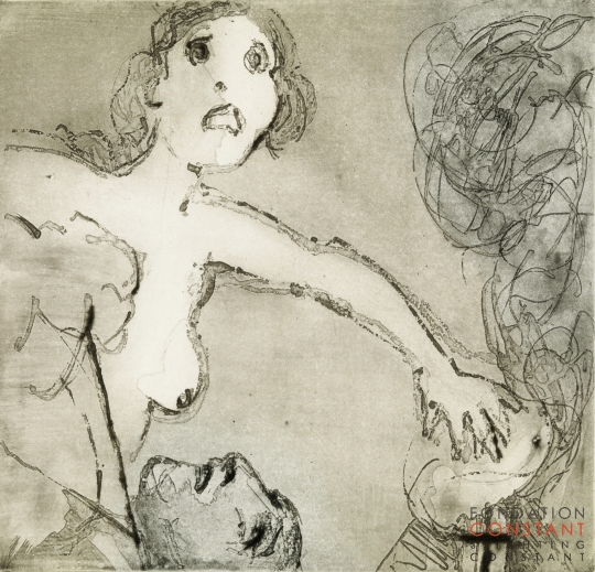 Constant Nieuwenhuys-De brand II, 1987