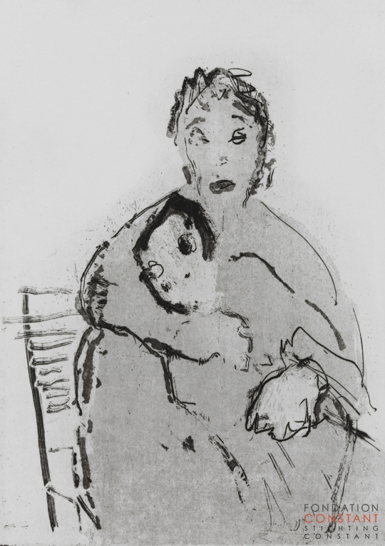 Constant Nieuwenhuys-Ziek kind, 1992