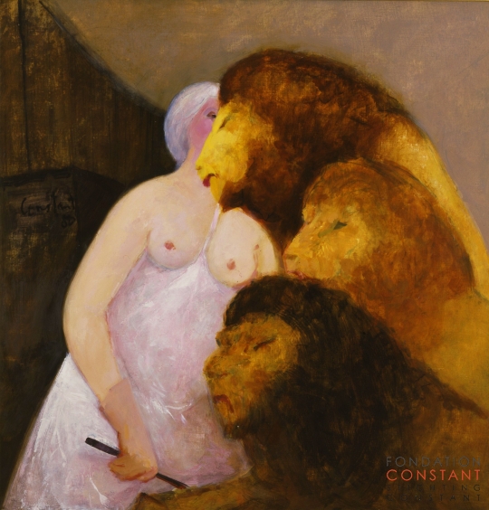 Constant Nieuwenhuys-De dompteuse, 1980
