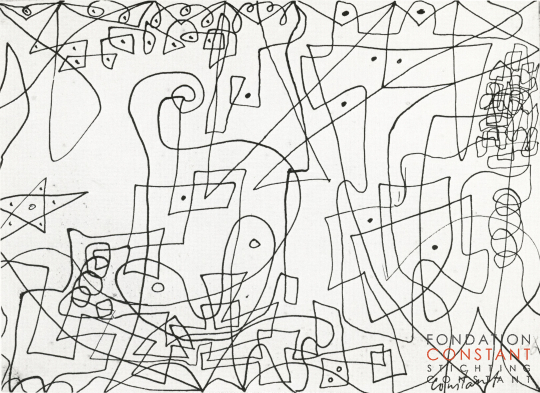 Constant Nieuwenhuys-Labyrinth, 1946