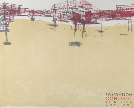 Constant Nieuwenhuys-Labyrismen 3, 1968