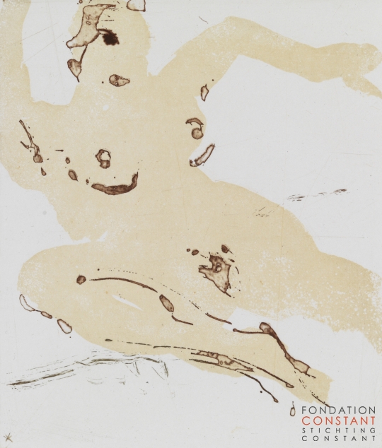 Constant Nieuwenhuys-Liggend naakt, 1993