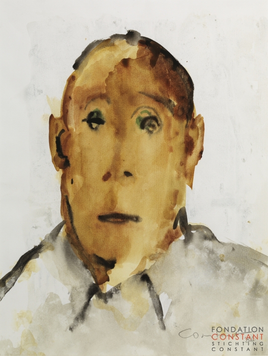 Constant Nieuwenhuys-Mannenkop, 1986