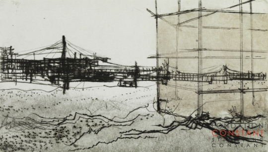 Constant Nieuwenhuys-New Babylon in opbouw, 1970
