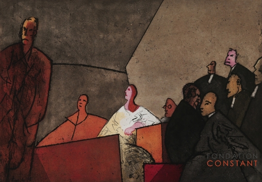 Constant Nieuwenhuys-PLAISIR ET TRISTESSE DE L'AMOUR -5, 1979