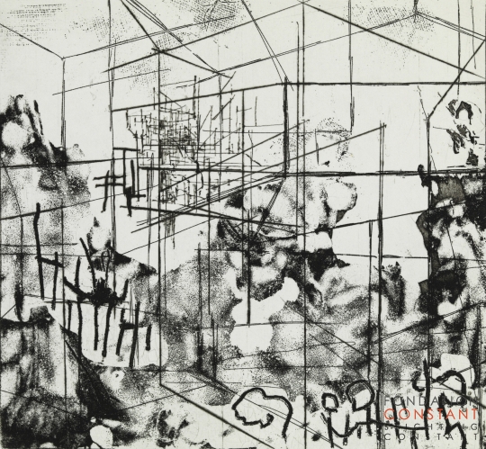 Constant Nieuwenhuys-Spiegelzaal, 1971