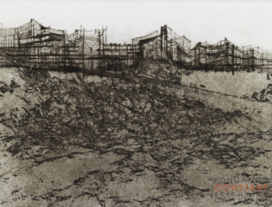 Constant Nieuwenhuys-Suburb, 1971