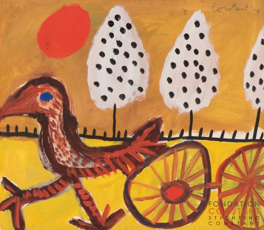 Constant Nieuwenhuys-ZT/Vogel met wielen, 1949