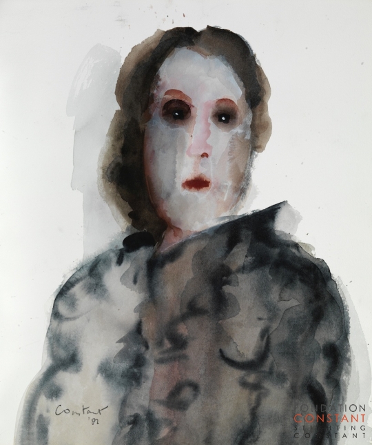 Constant Nieuwenhuys-Vrouwenportret, 1982