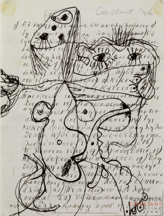 Constant Nieuwenhuys-Accouplement, 1946