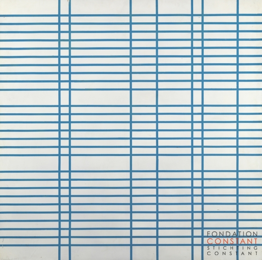 Constant Nieuwenhuys-Compositie met blauwe lijnen, 1953
