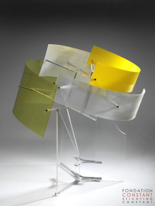 Constant Nieuwenhuys-Constructie geel en wit, 1956