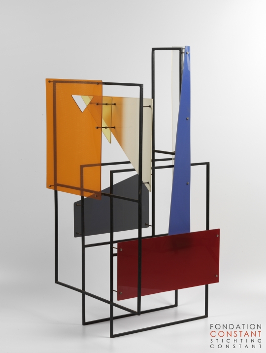 Constant Nieuwenhuys-Constructie met gekleurde vlakken, 1954