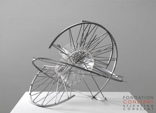Constant Nieuwenhuys-Constructie met halve cirkels, 1958