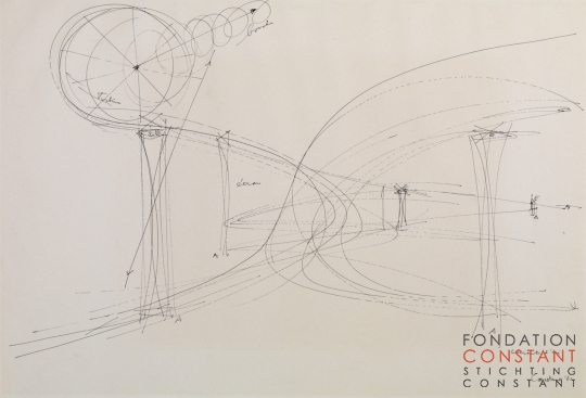Constant Nieuwenhuys-Courants d’air, 1961